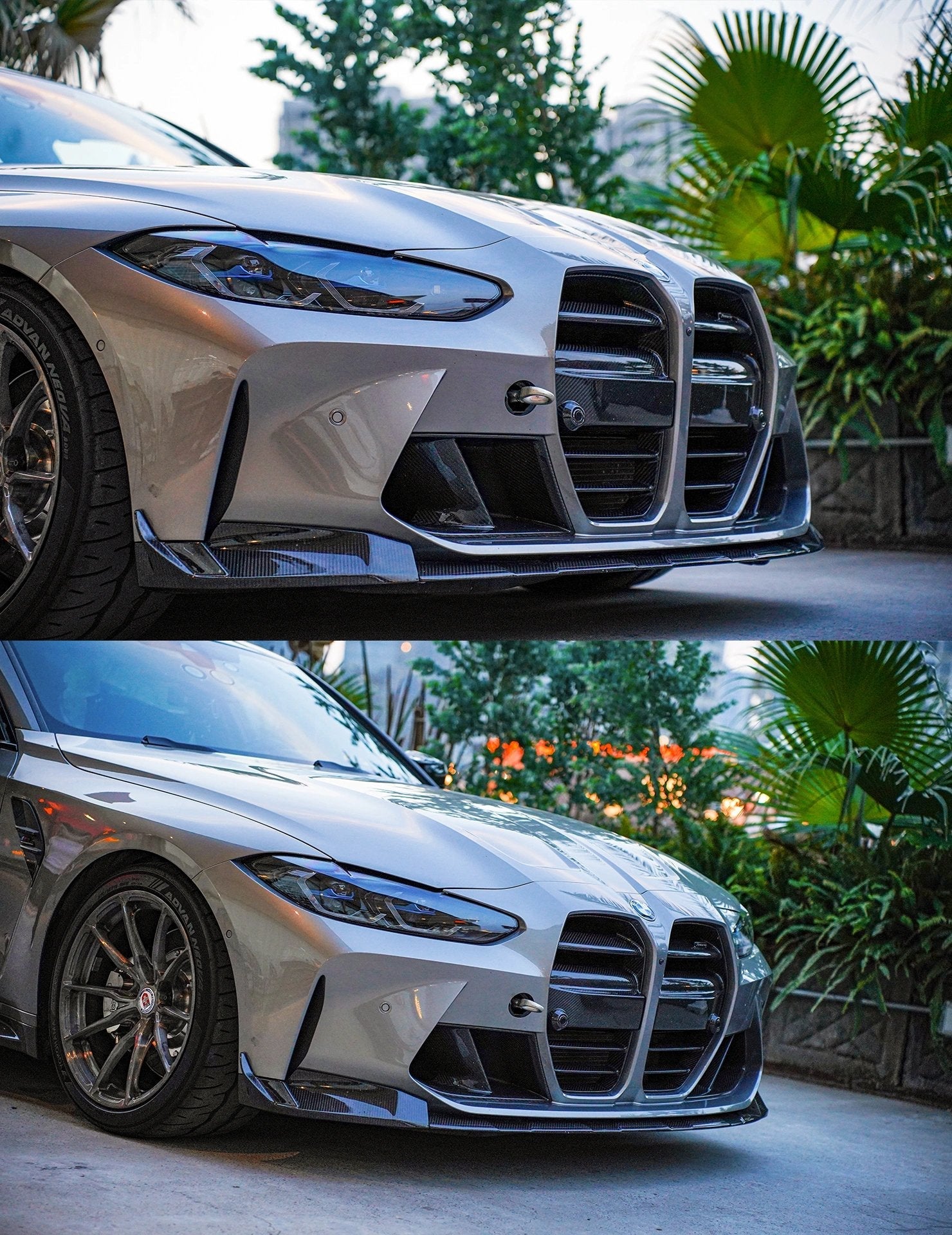 ACHEN CYBE - BMW M3 G80 M4 G82 G83 DRY CARBON FIBRE FRONT LIP