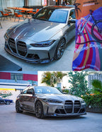 ACHEN CYBE - BMW M3 G80 M4 G82 G83 DRY CARBON FIBRE FRONT LIP