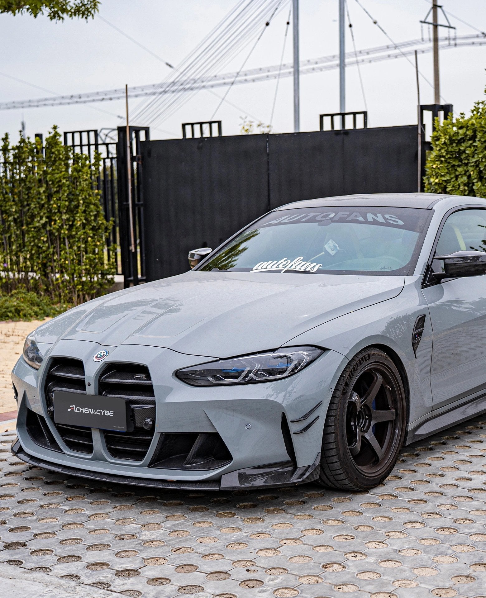 ACHEN CYBE - BMW M3 G80 M4 G82 G83 DRY CARBON FIBRE FRONT LIP