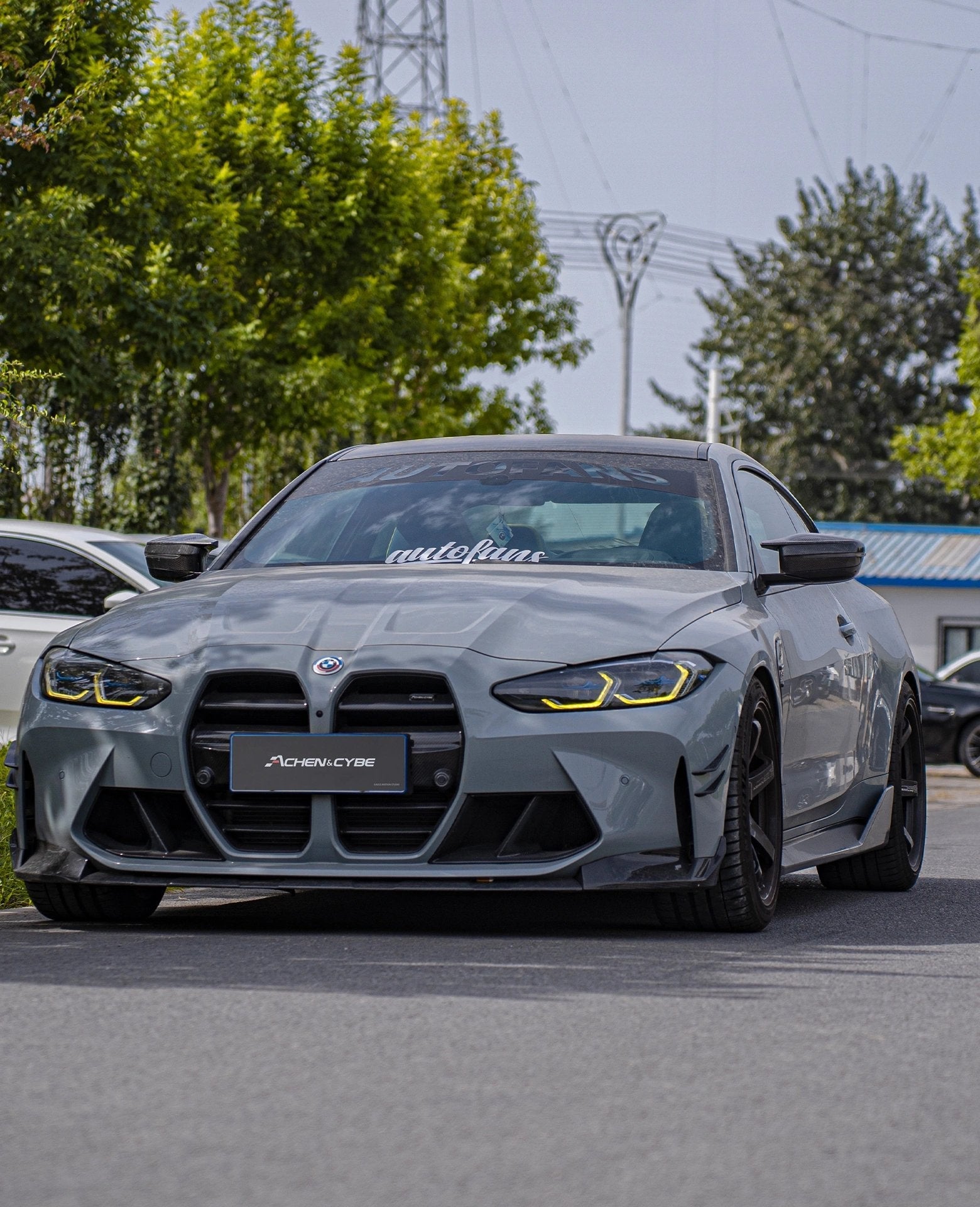 ACHEN CYBE - BMW M3 G80 M4 G82 G83 DRY CARBON FIBRE FRONT LIP