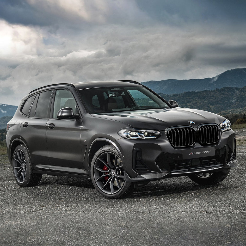 ACHEN CYBE - BMW X3 G01 / X4 G02 LCI DRY CARBON FIBRE FRONT LIP