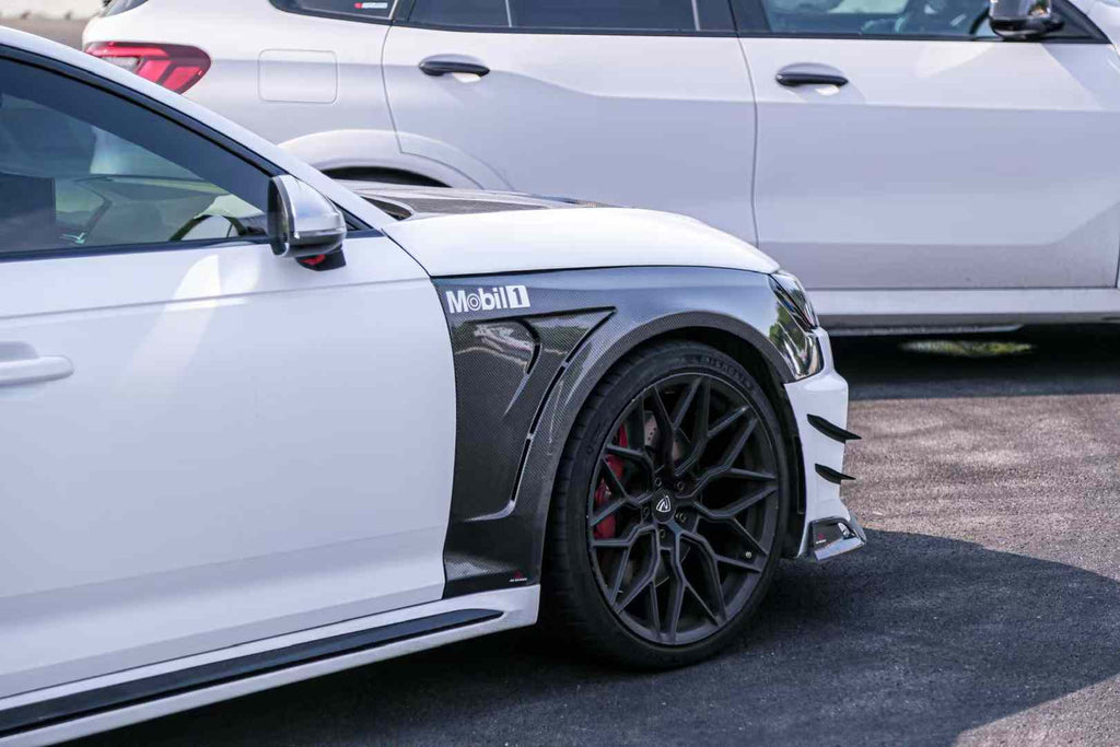 AE DESIGN - AUDI RS4 B9 / B9.5 CARBON FIBRE SIDE FENDERS / WINGS