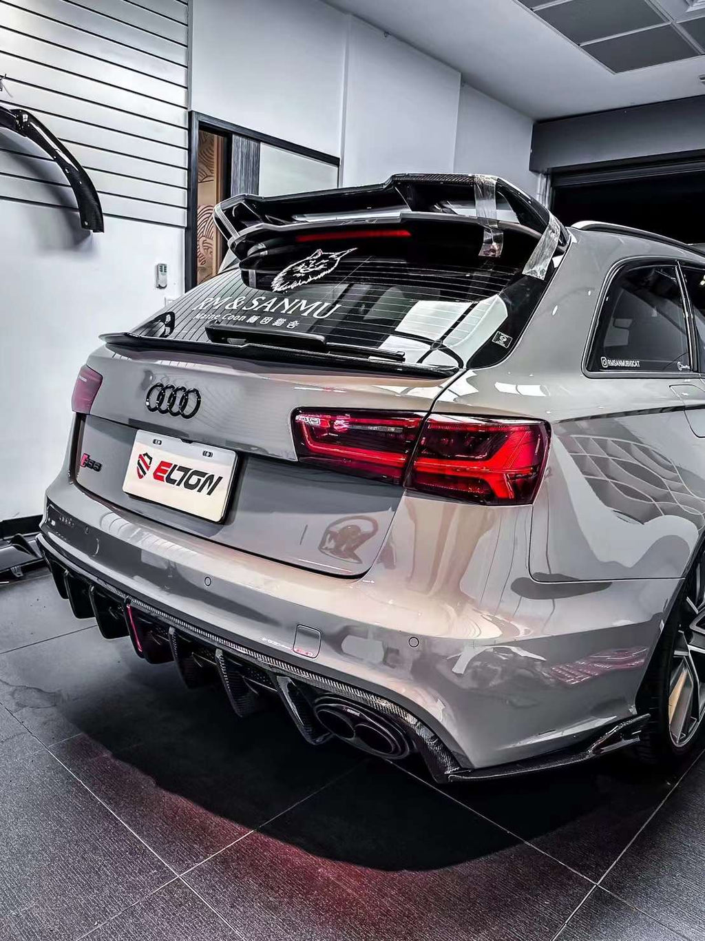AE DESIGN - AUDI RS6 C7.5 CARBON FIBRE REAR DIFFUSER