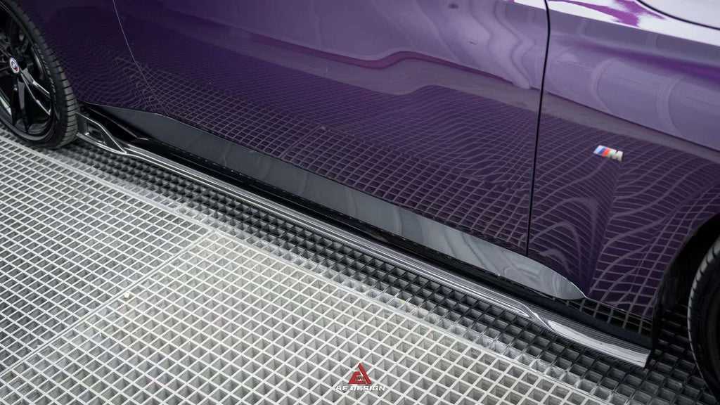 AE DESIGN - BMW 2 SERIES G42 M240I DRY CARBON FIBRE SIDE SKIRTS