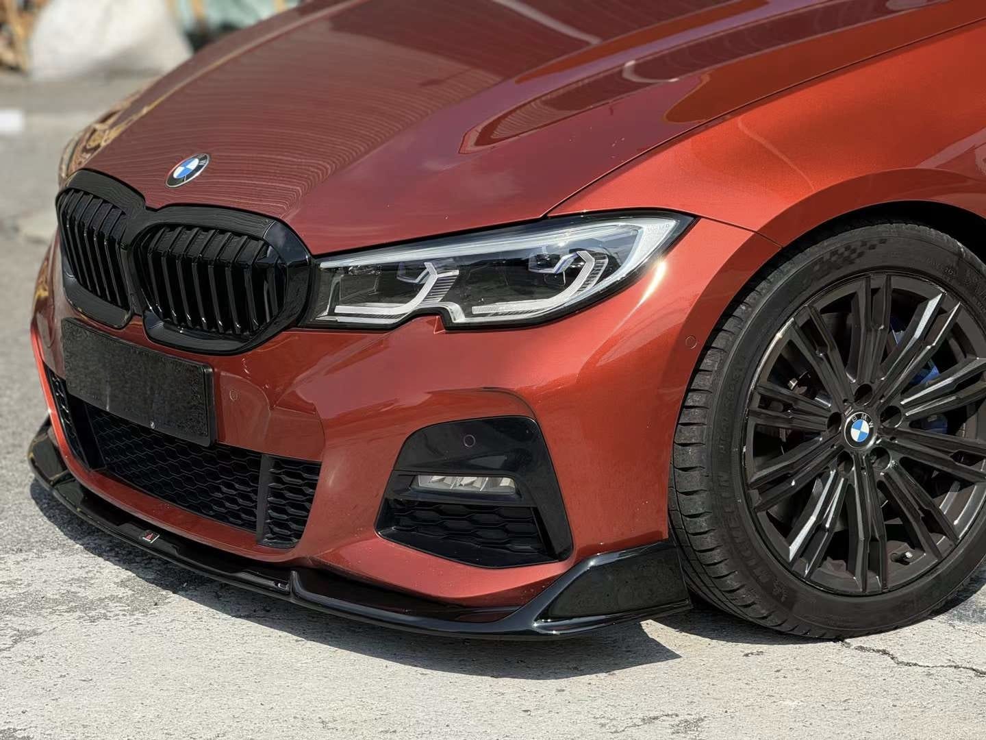 AE DESIGN - BMW 3 SERIES G20 PRE LCI GLOSS BLACK FRONT LIP