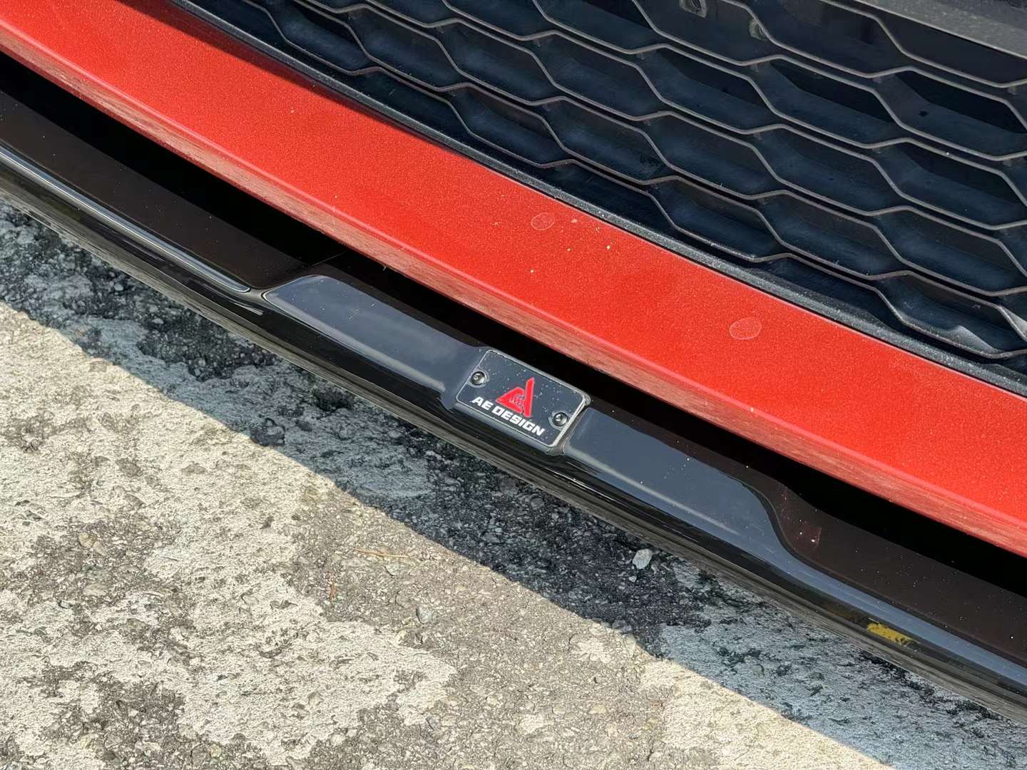AE DESIGN - BMW 3 SERIES G20 PRE LCI GLOSS BLACK FRONT LIP