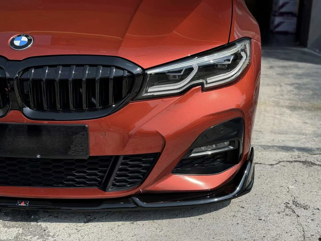 AE DESIGN - BMW 3 SERIES G20 PRE LCI GLOSS BLACK FRONT LIP