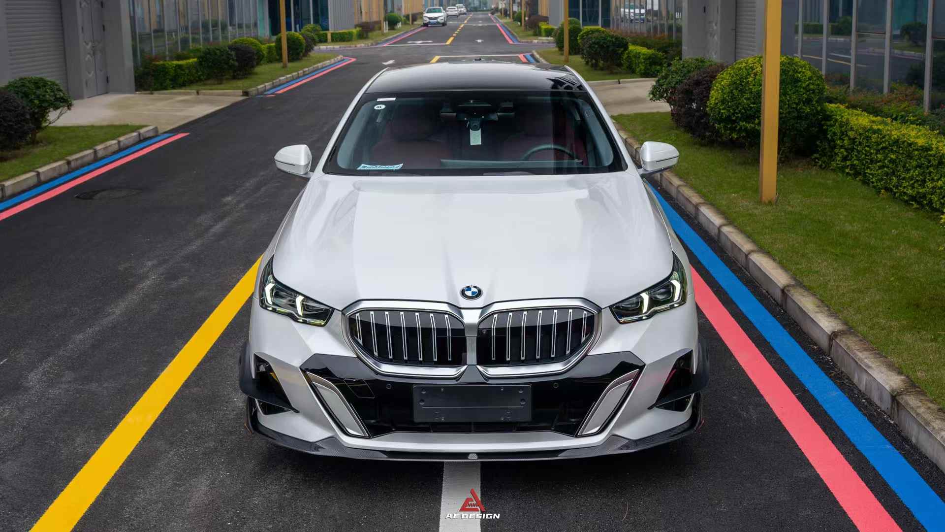 AE DESIGN - BMW 5 SERIES G60 2024+ CARBON FIBRE FRONT LIP