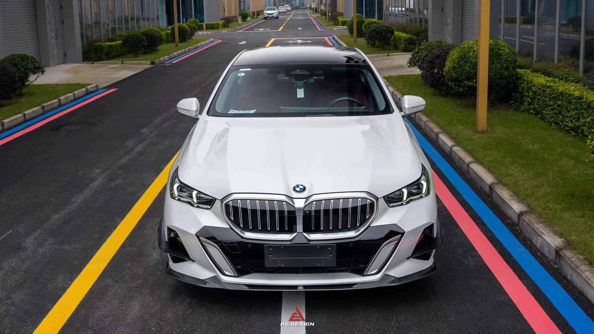 AE DESIGN - BMW 5 SERIES G60 2024+ CARBON FIBRE FRONT LIP
