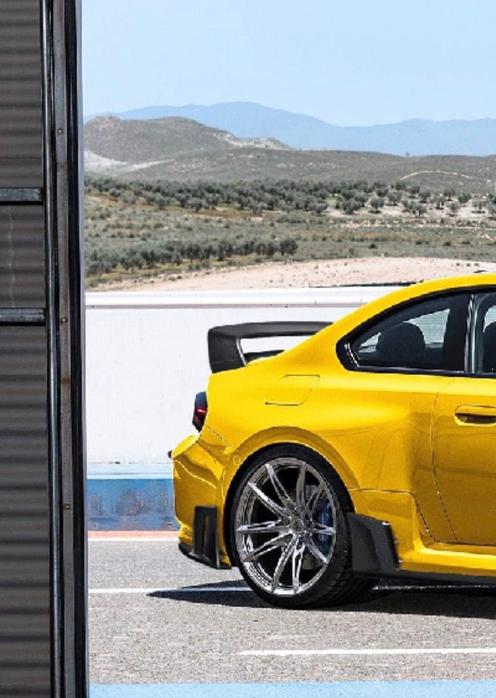 AE DESIGN - BMW M2 G87 DRY CARBON FIBRE REAR SIDE WINGLETS