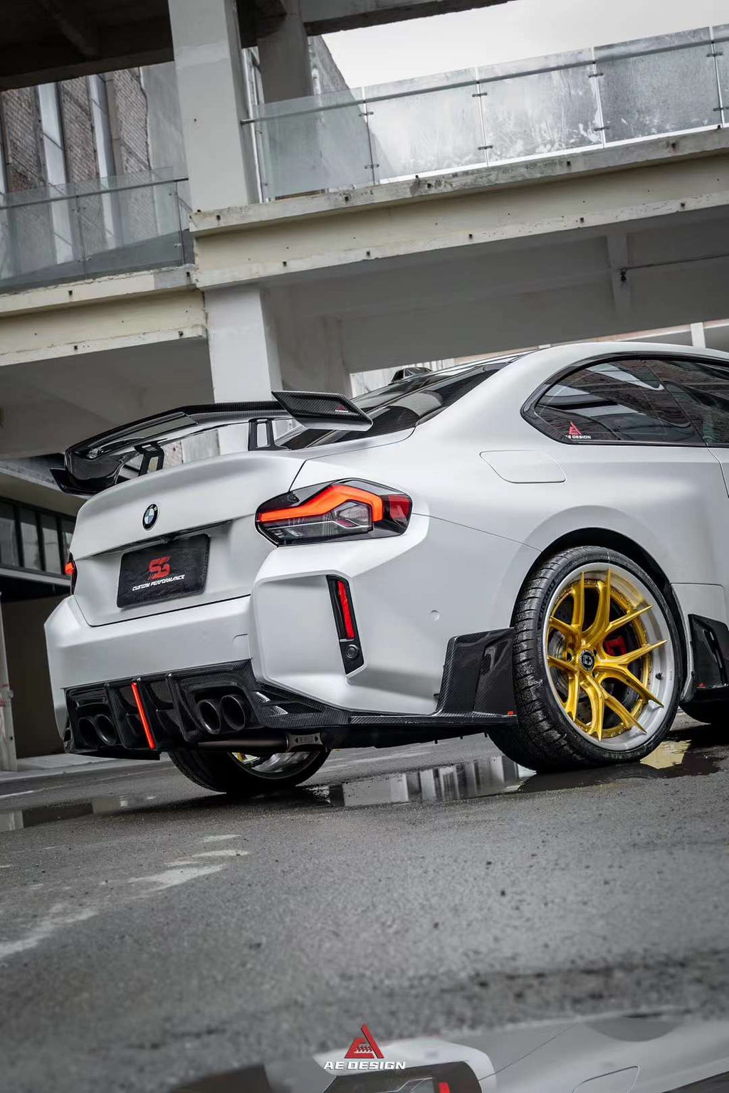 AE DESIGN - BMW M2 G87 DRY CARBON FIBRE WING SPOILER