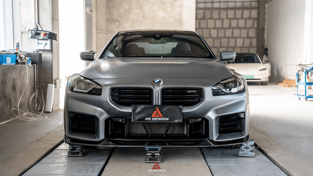 AE DESIGN - BMW M2 G87 GLOSS BLACK FRONT LIP