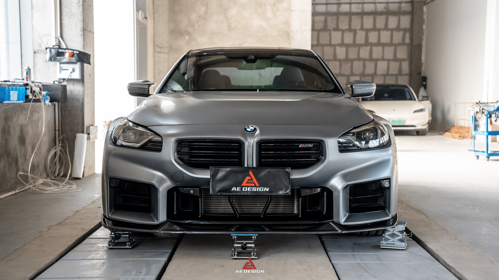 AE DESIGN - BMW M2 G87 GLOSS BLACK FRONT LIP