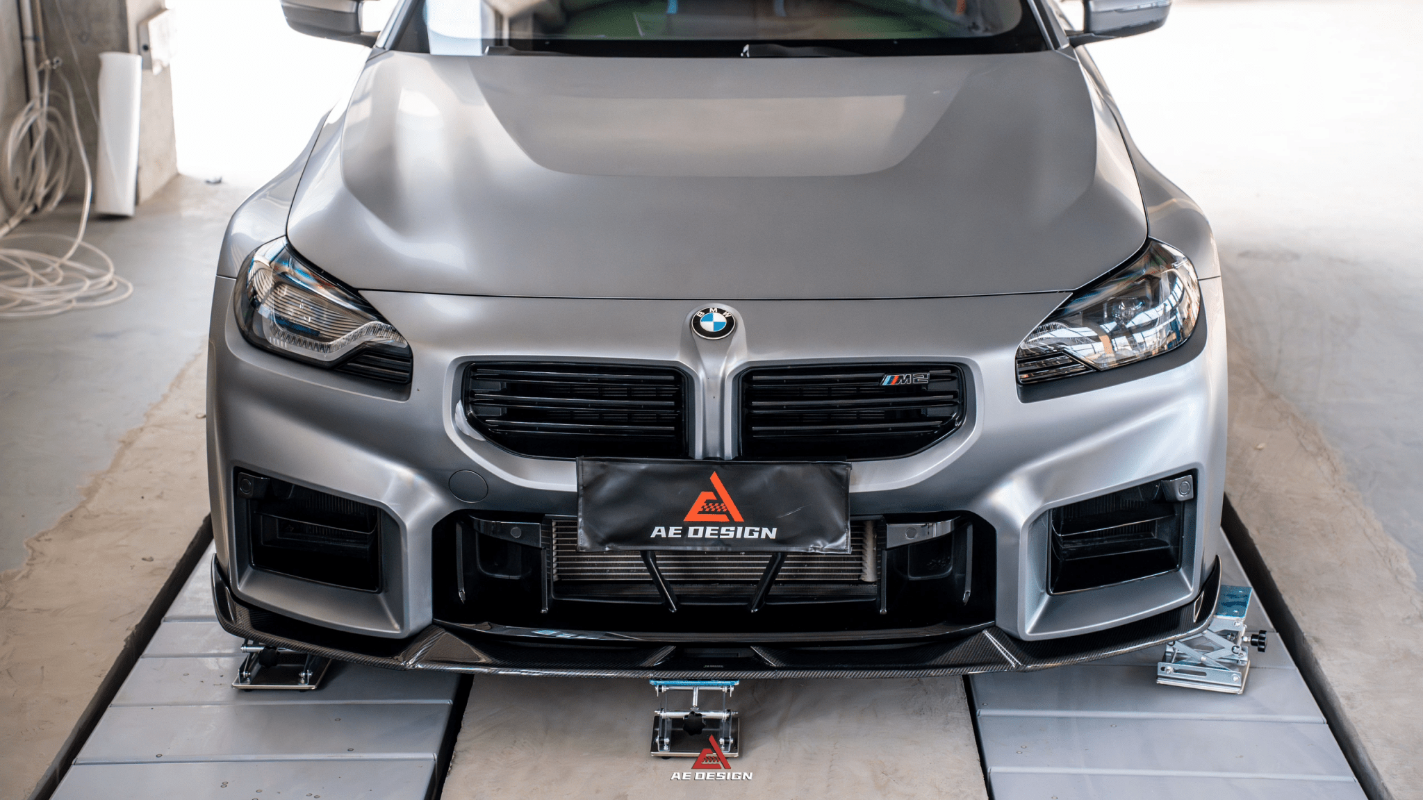 AE DESIGN - BMW M2 G87 GLOSS BLACK FRONT LIP