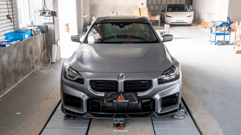 AE DESIGN - BMW M2 G87 GLOSS BLACK FRONT LIP