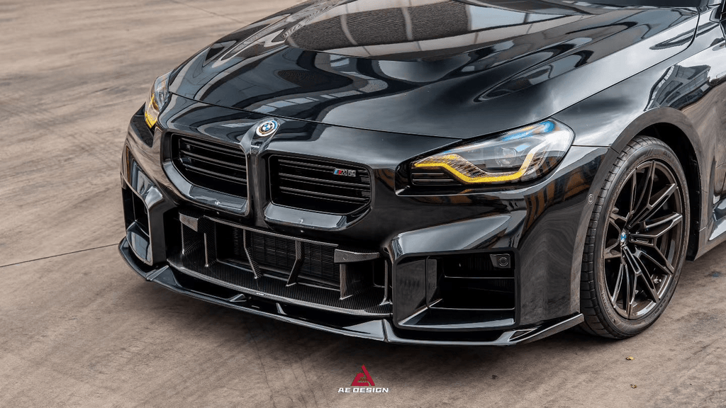AE DESIGN - BMW M2 G87 GLOSS BLACK FRONT LIP