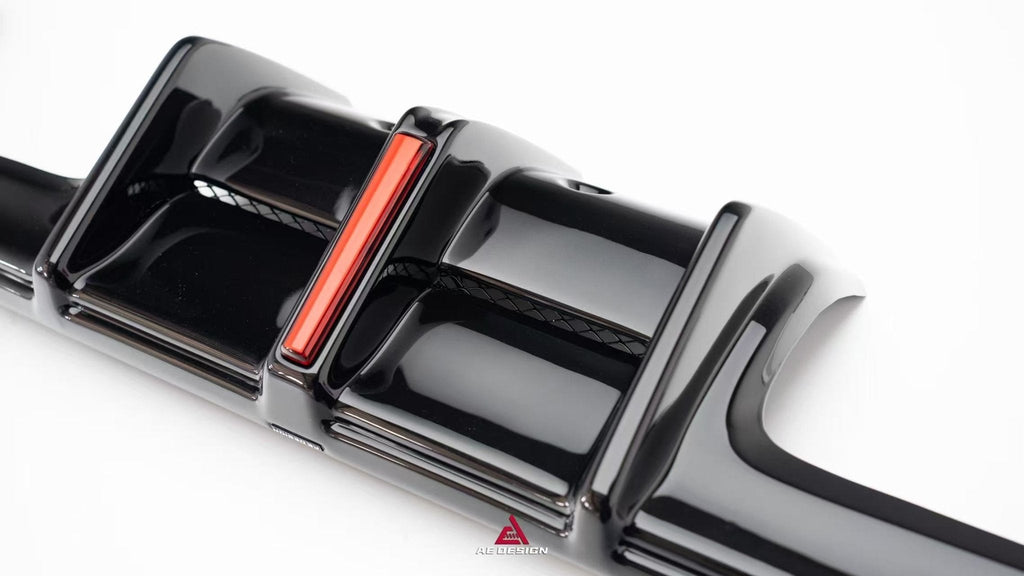 AE DESIGN - BMW M2 G87 GLOSS BLACK REAR LED DIFFUSER