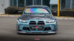 AE DESIGN - BMW M3 G80 / M4 G82 CARBON FIBER V2 HOOD BONNET WITH TRANSPARENT CLEAR ENGINE COVER