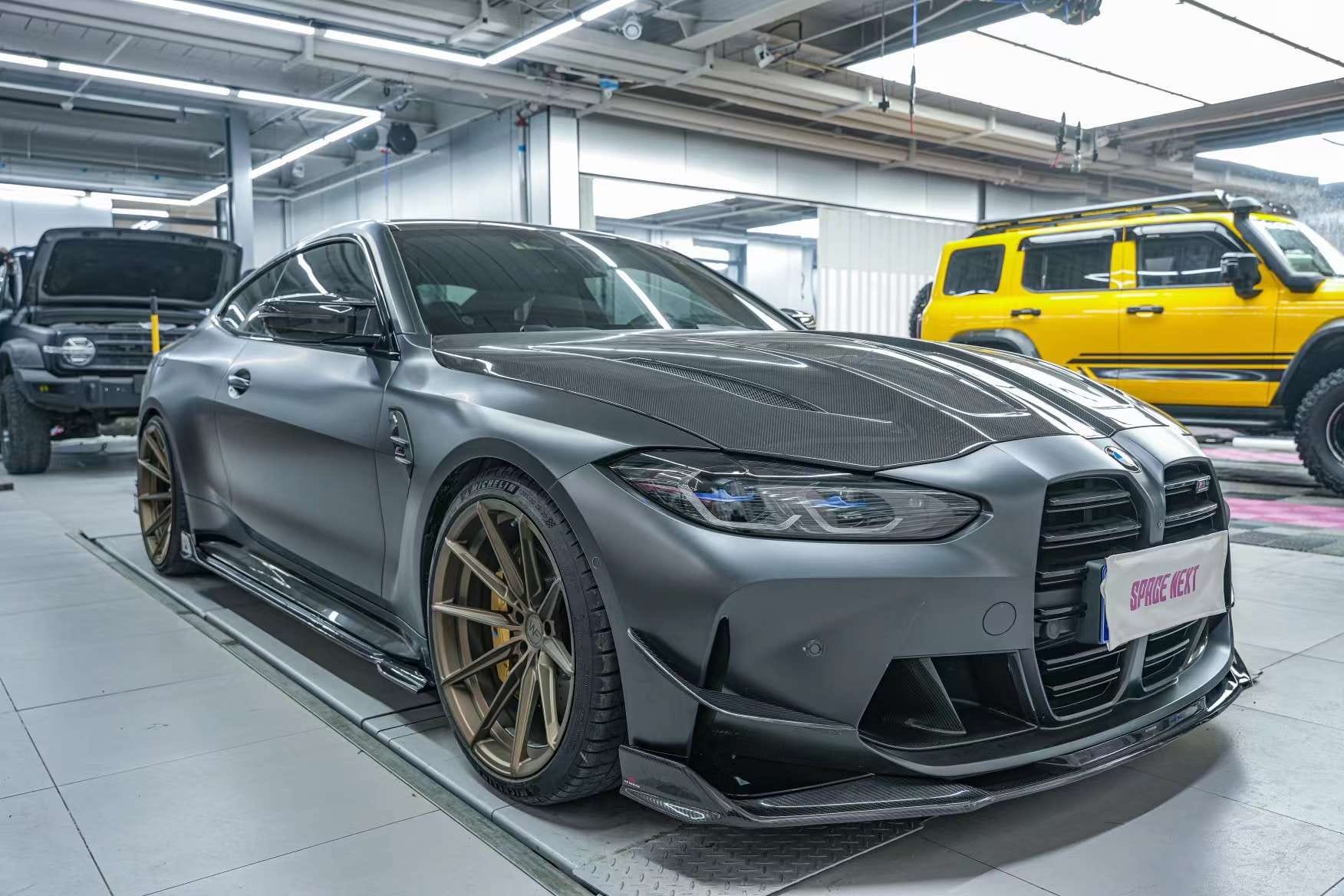 AE DESIGN - BMW M3 G80 / M4 G82  DRY CARBON FIBRE FRONT LIP V2