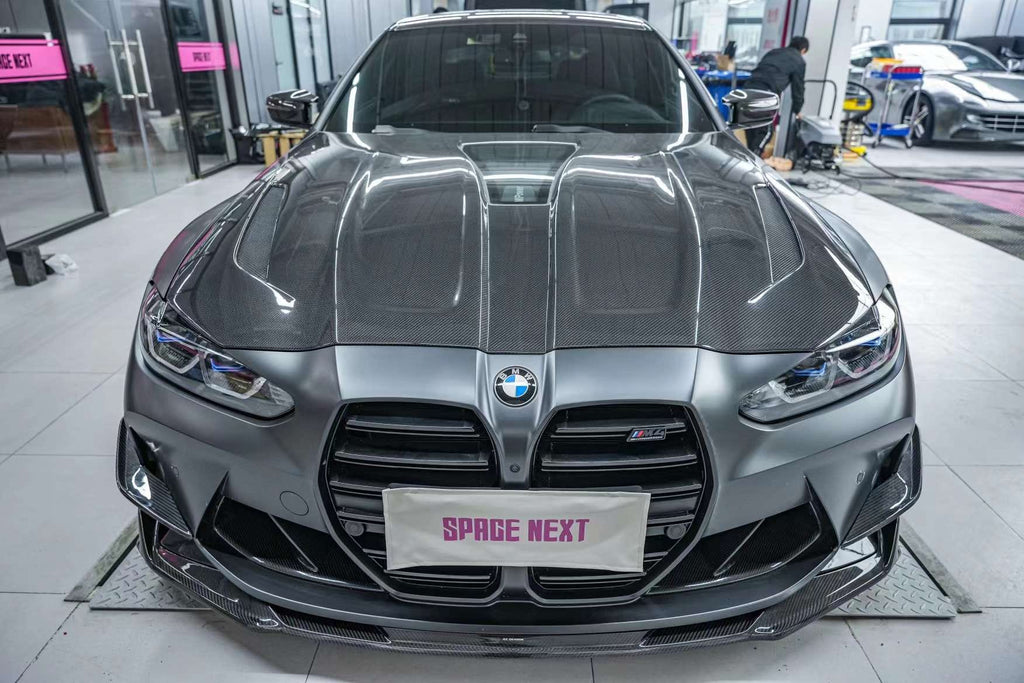 AE DESIGN - BMW M3 G80 / M4 G82  DRY CARBON FIBRE FRONT LIP V2