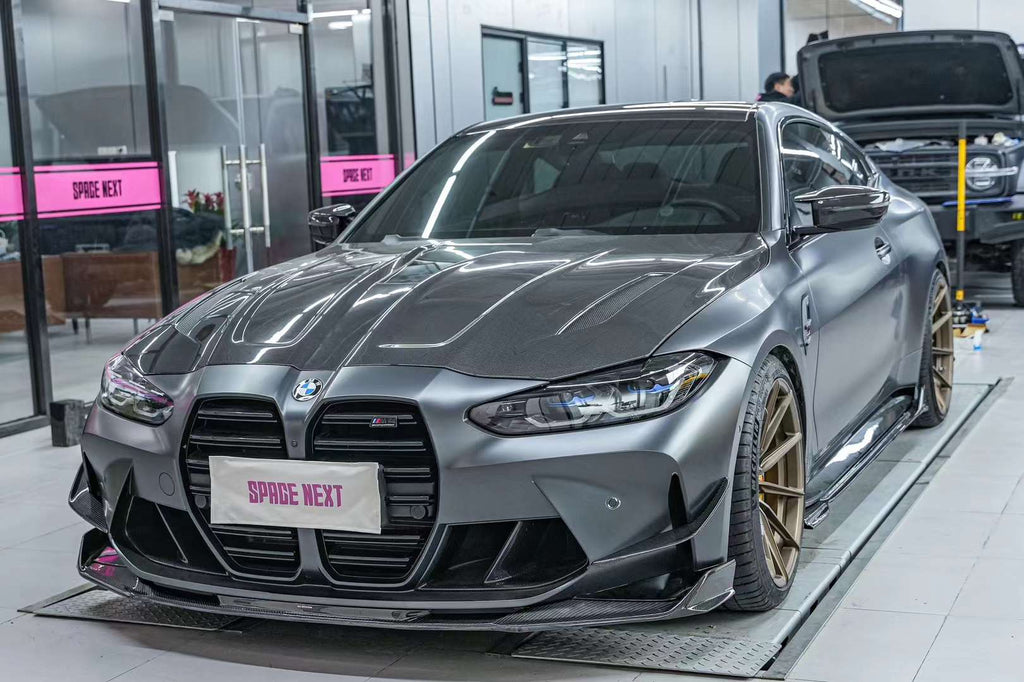 AE DESIGN - BMW M3 G80 / M4 G82  DRY CARBON FIBRE FRONT LIP V2