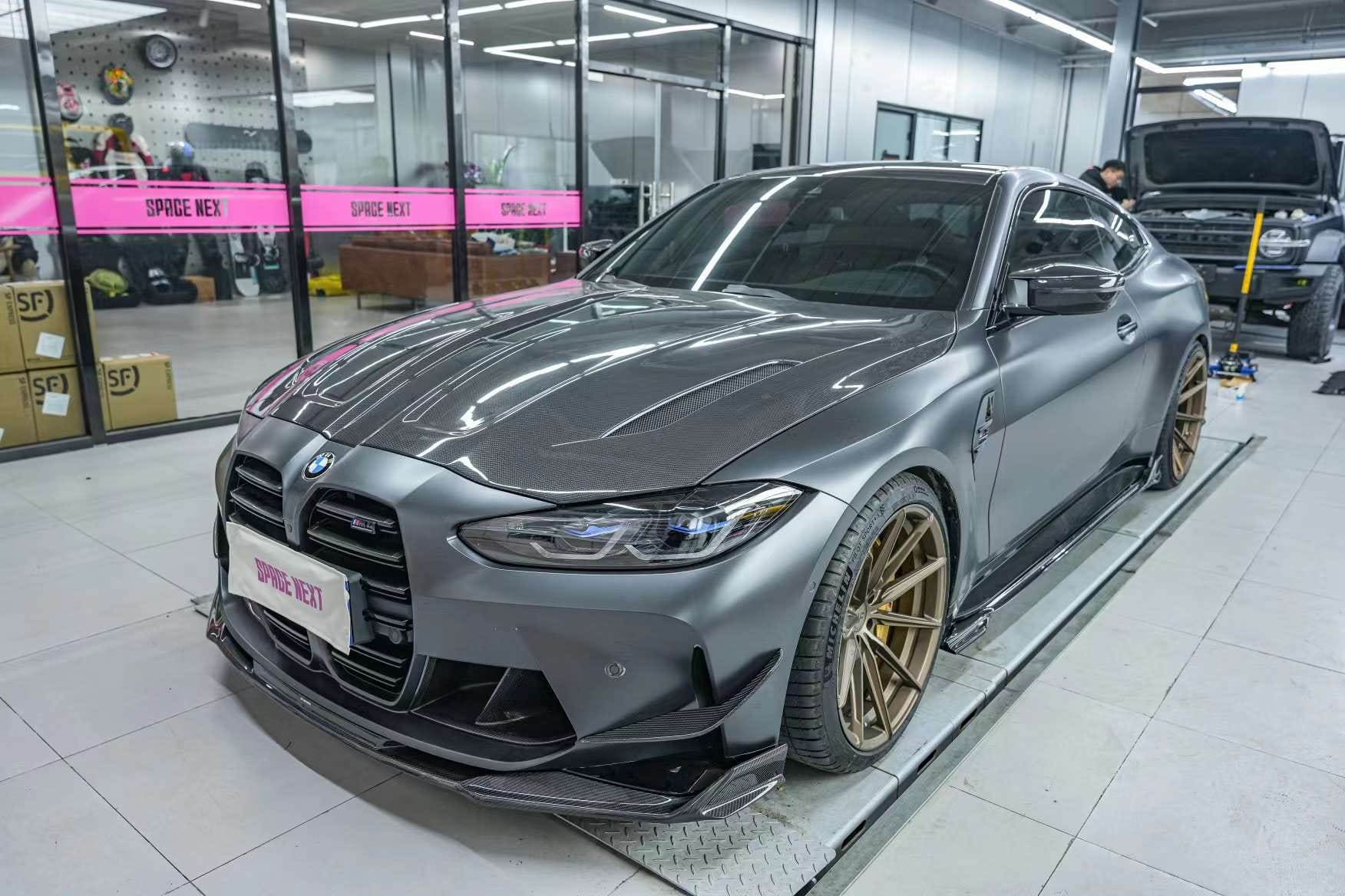 AE DESIGN - BMW M3 G80 / M4 G82  DRY CARBON FIBRE FRONT LIP V2