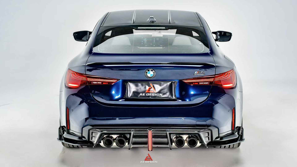 AE DESIGN - BMW M3 G80 / M4 G82 DRY CARBON FIBRE REAR DIFFUSER V4