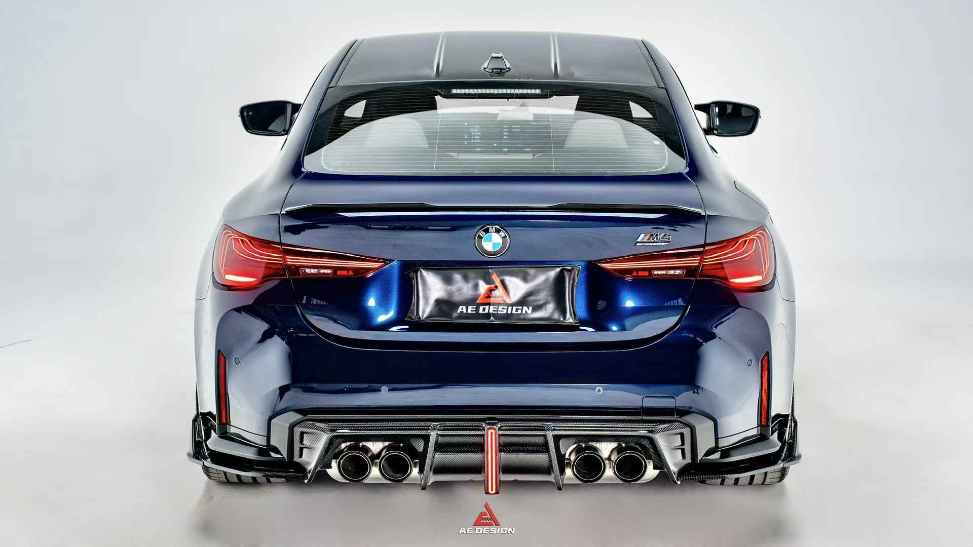 AE DESIGN - BMW M3 G80 / M4 G82 DRY CARBON FIBRE REAR DIFFUSER V4