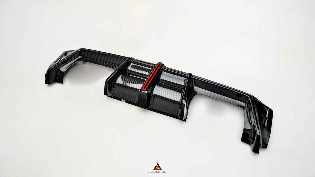 AE DESIGN - BMW M3 G80 / M4 G82 DRY CARBON FIBRE REAR DIFFUSER V4