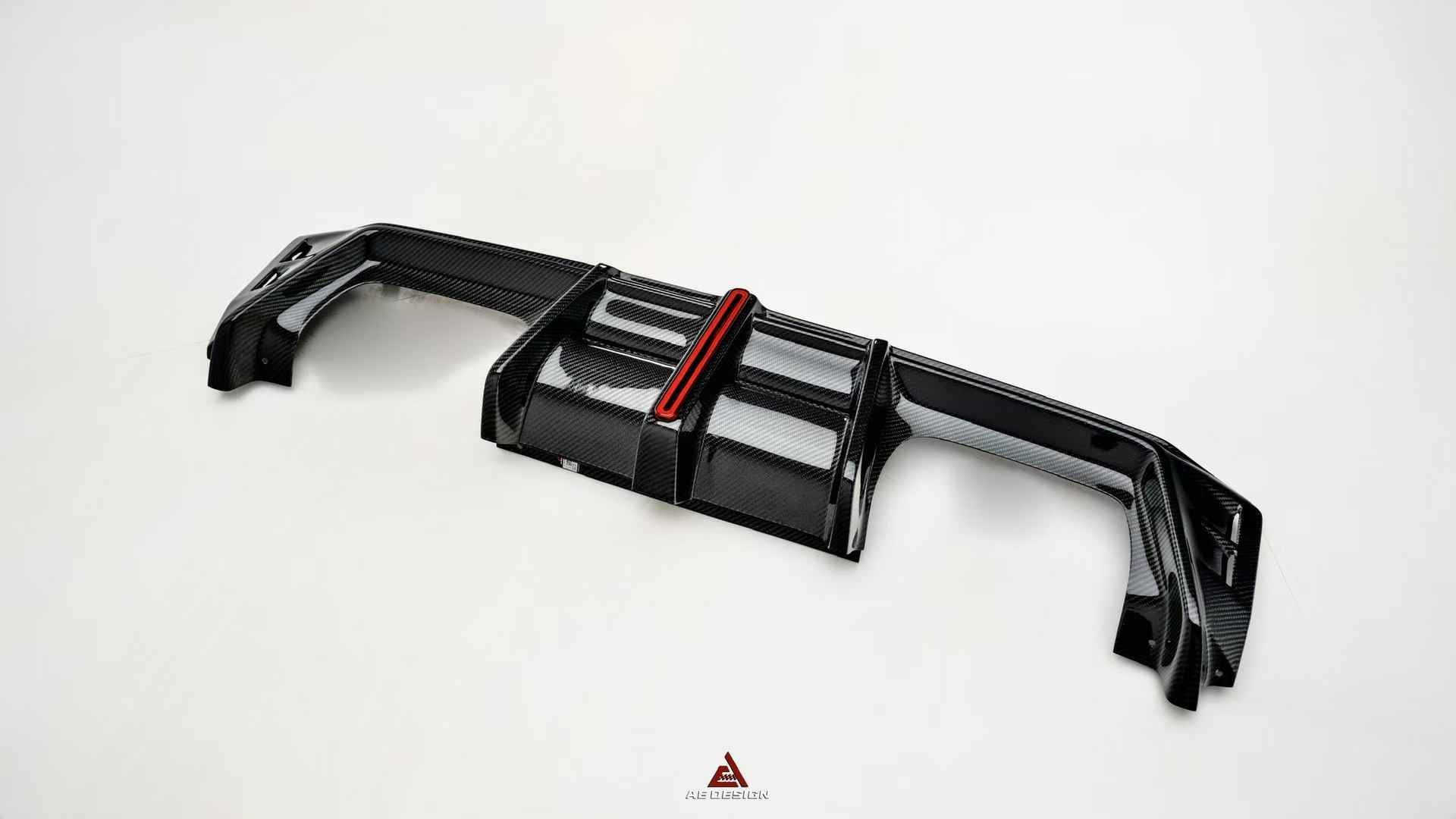 AE DESIGN - BMW M3 G80 / M4 G82 DRY CARBON FIBRE REAR DIFFUSER V4