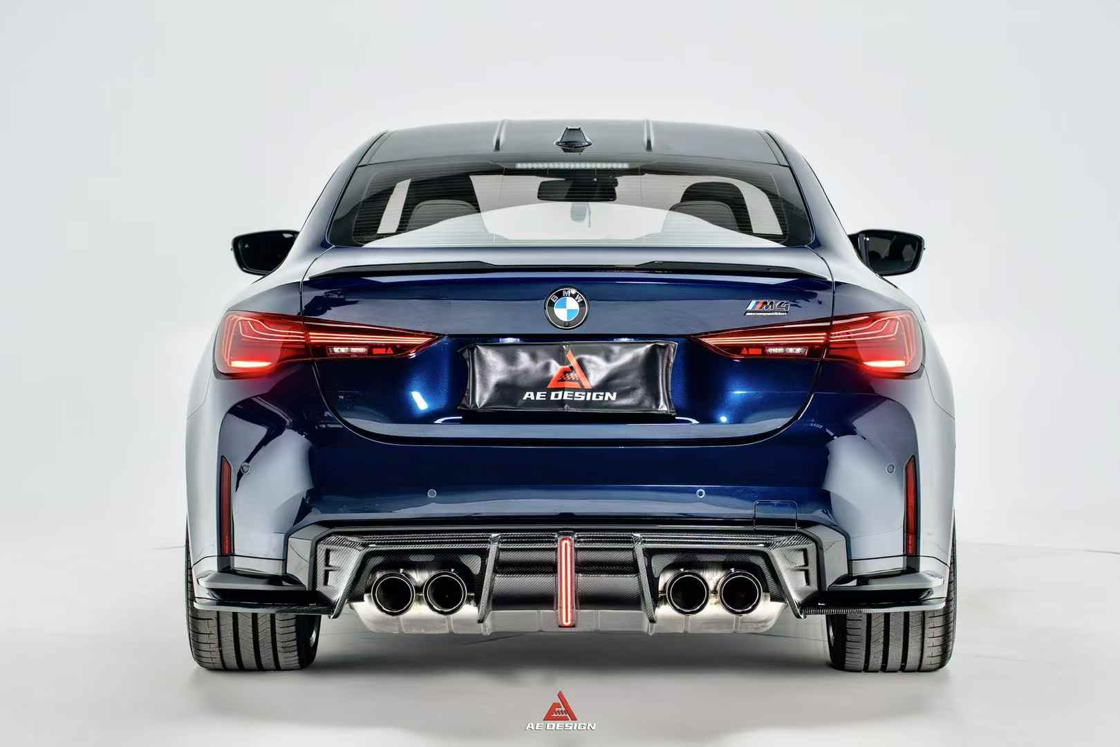 AE DESIGN - BMW M3 G80 / M4 G82 DRY CARBON FIBRE REAR DIFFUSER V4