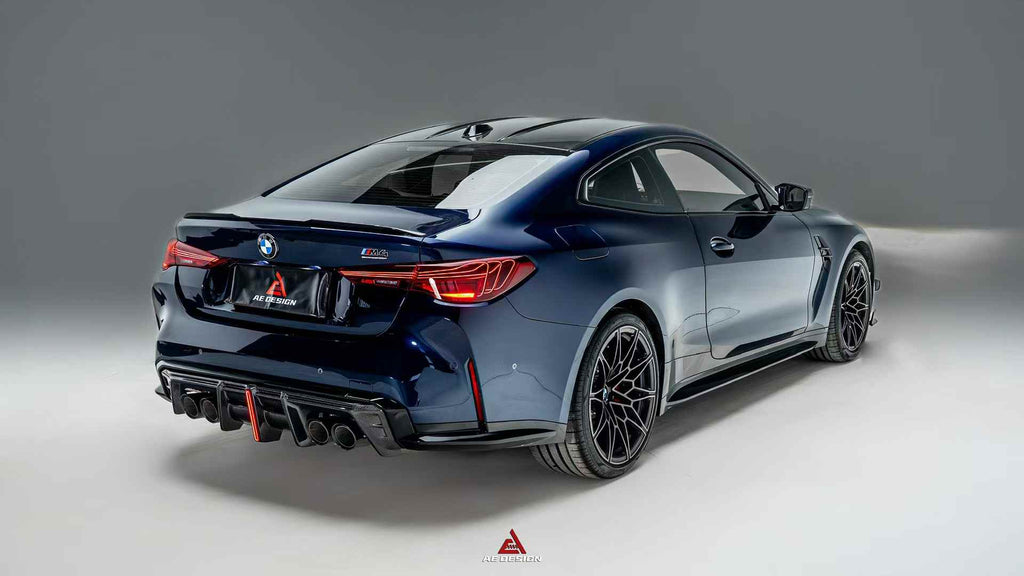 AE DESIGN - BMW M3 G80 / M4 G82 DRY CARBON FIBRE REAR DIFFUSER V4