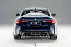 AE DESIGN - BMW M3 G80 / M4 G82 DRY CARBON FIBRE REAR DIFFUSER V4