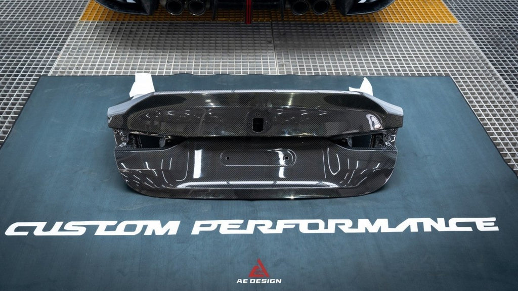 AE DESIGN - BMW M4 G82 / 4 SERIES G22 CARBON FIBRE REAR BOOT TRUNK LID