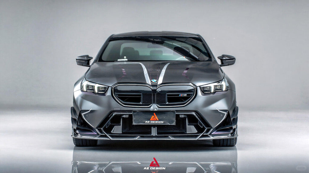 AE DESIGN - BMW M5 G90 DRY CARBON FIBER FRONT LIP