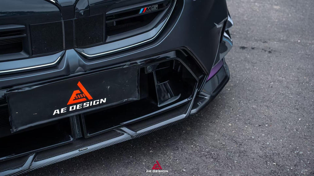 AE DESIGN - BMW M5 G90 DRY CARBON FIBER FRONT LIP