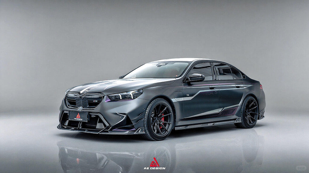 AE DESIGN - BMW M5 G90 DRY CARBON FIBER FRONT LIP