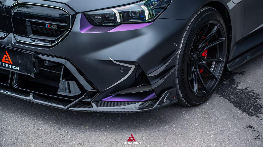 AE DESIGN - BMW M5 G90 DRY CARBON FIBER FRONT LIP