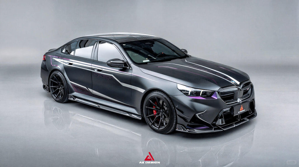 AE DESIGN - BMW M5 G90 DRY CARBON FIBER FRONT LIP