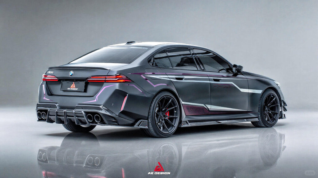 AE DESIGN - BMW M5 G90 DRY CARBON FIBER REAR DIFFUSER