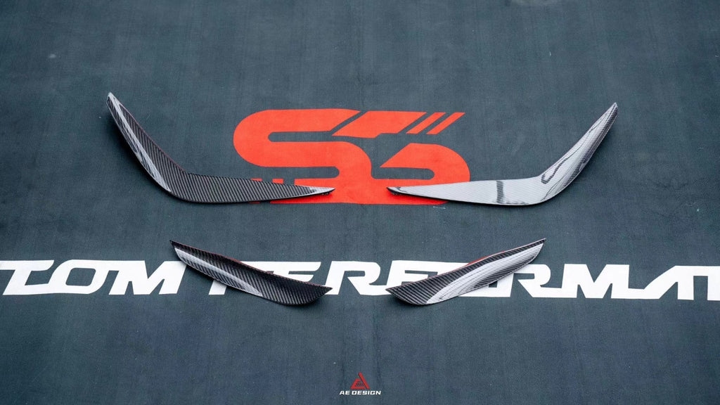AE DESIGN - BMW X5 G05 LCI CARBON FIBRE FRONT CANARDS