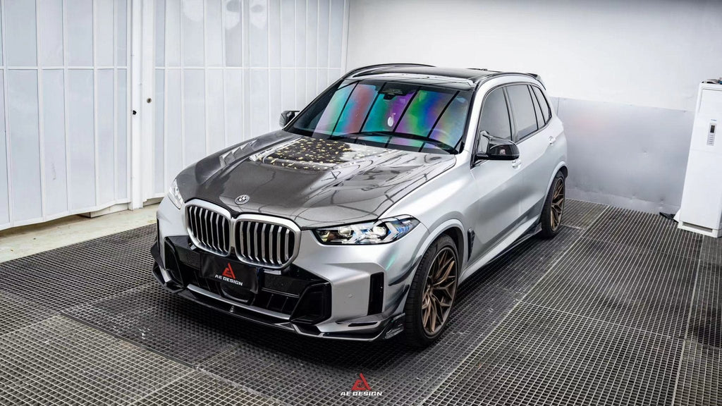 AE DESIGN - BMW X5 G05 LCI CARBON FIBRE FRONT CANARDS