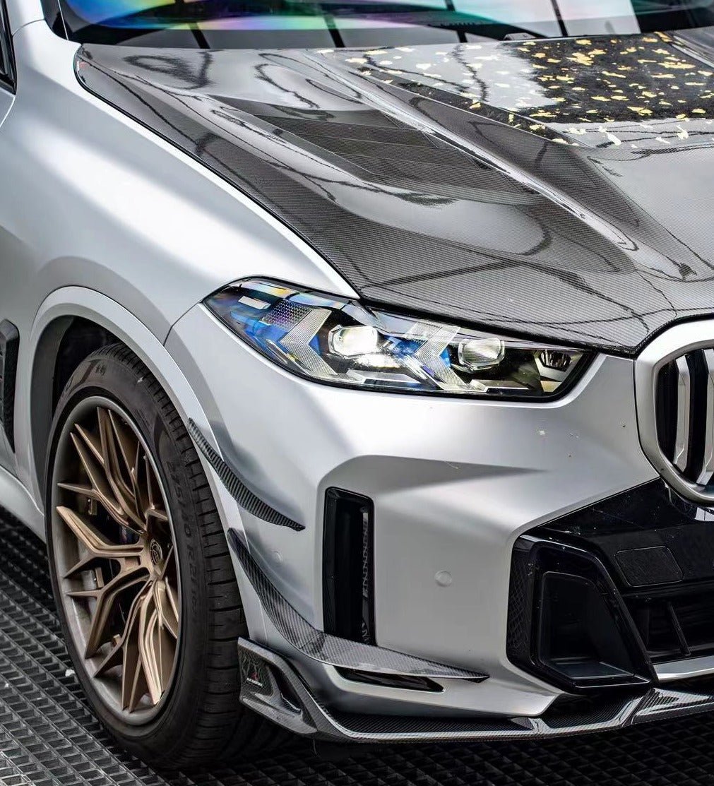 AE DESIGN - BMW X5 G05 LCI CARBON FIBRE FRONT CANARDS