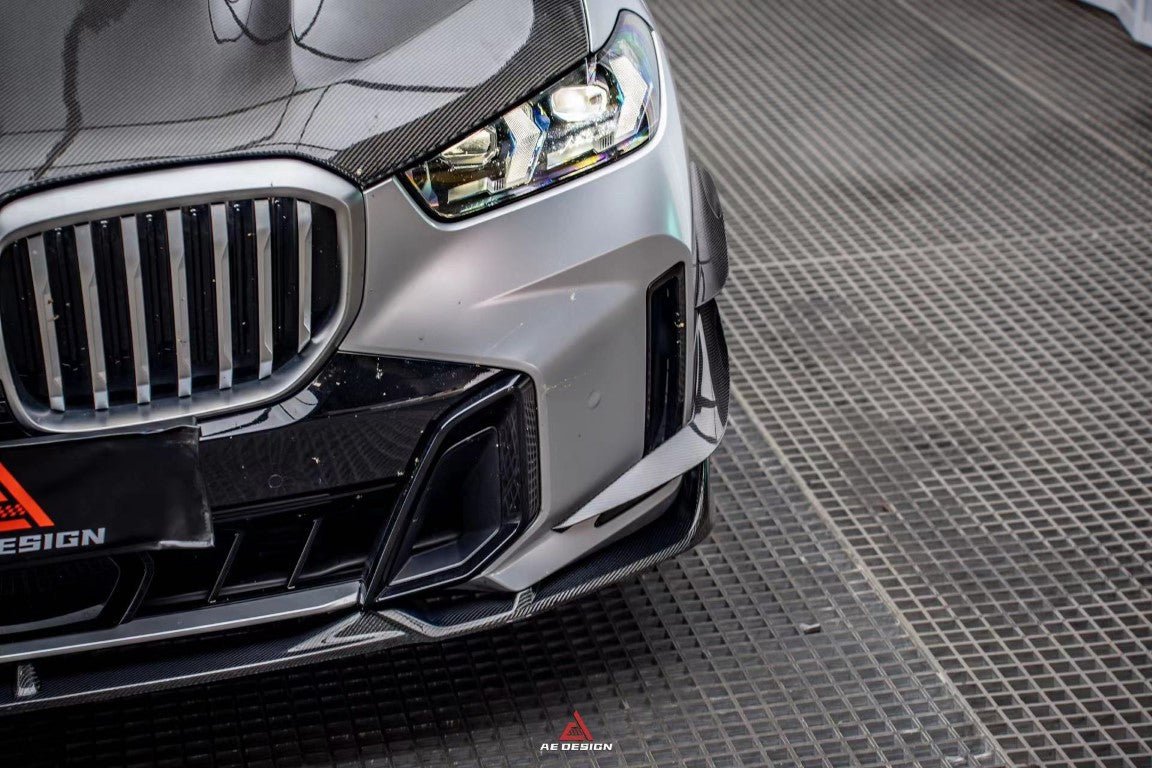 AE DESIGN - BMW X5 G05 LCI CARBON FIBRE FRONT CANARDS
