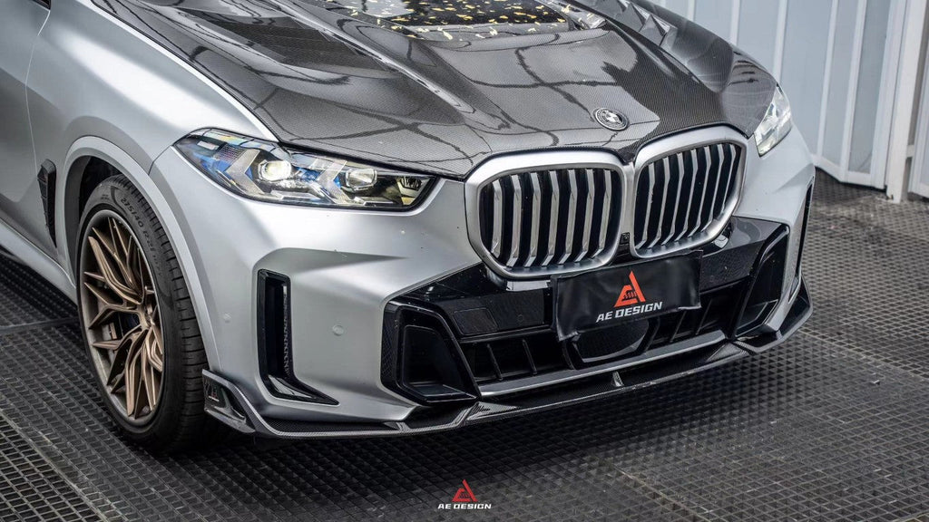 AE DESIGN - BMW X5 G05 LCI CARBON FIBRE FRONT LIP