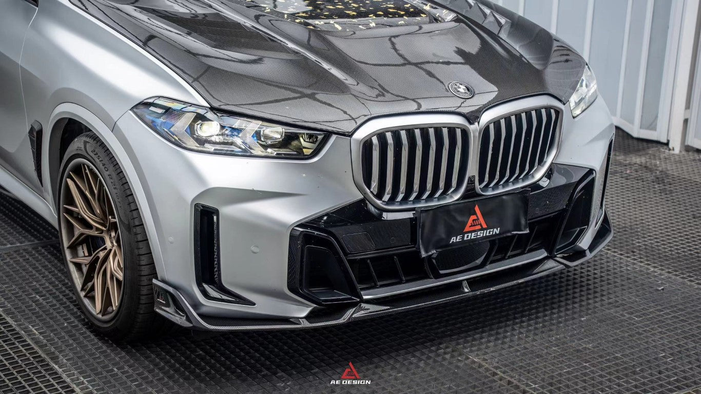 AE DESIGN - BMW X5 G05 LCI CARBON FIBRE FRONT LIP