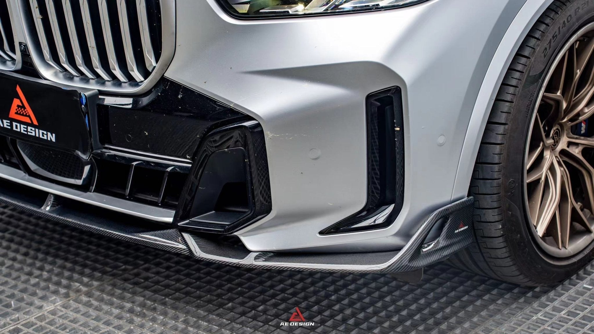 AE DESIGN - BMW X5 G05 LCI CARBON FIBRE FRONT LIP
