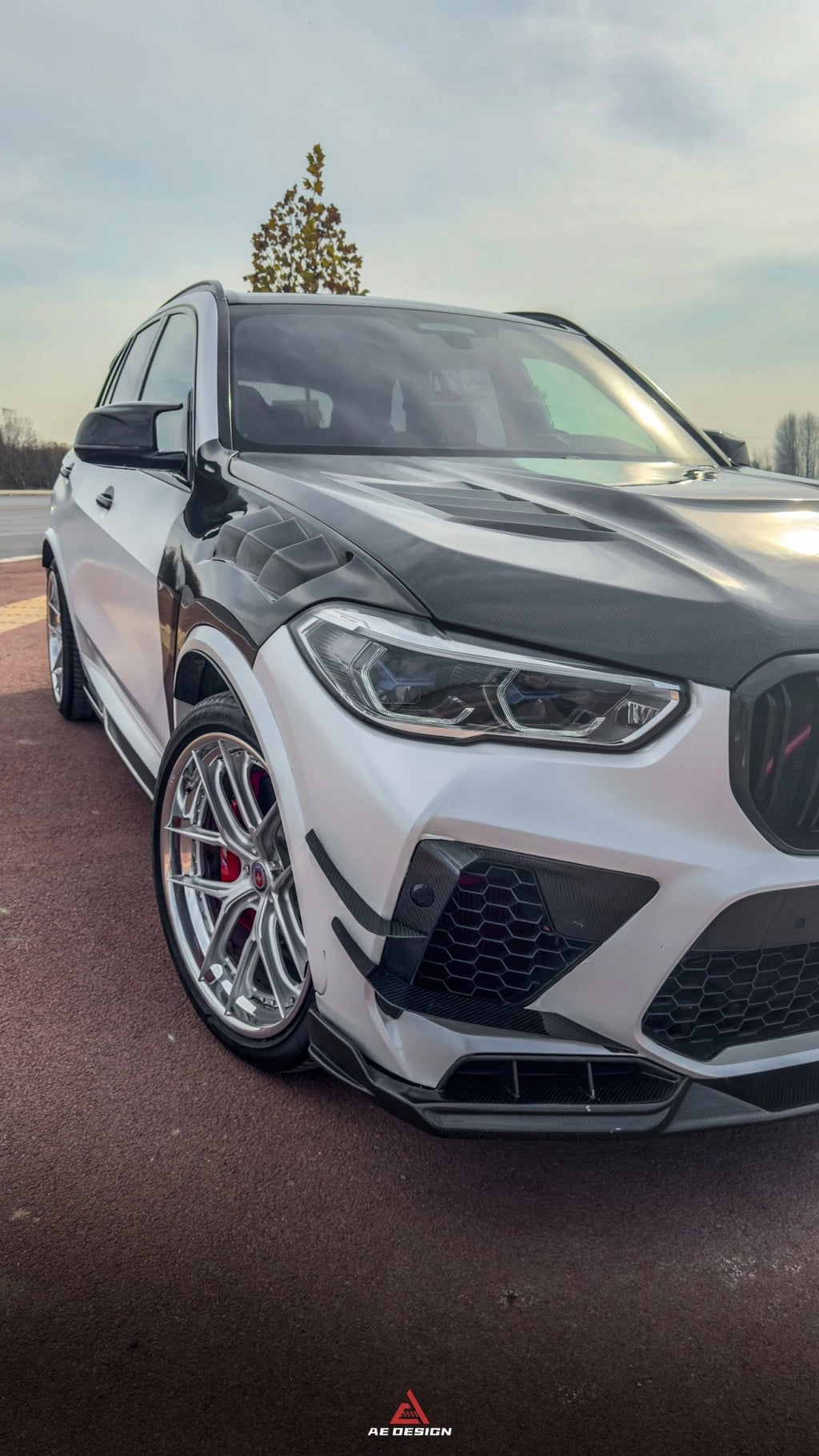 AE DESIGN - BMW X5 G05 / X5M F95 CARBON FIBRE SIDE FENDERS