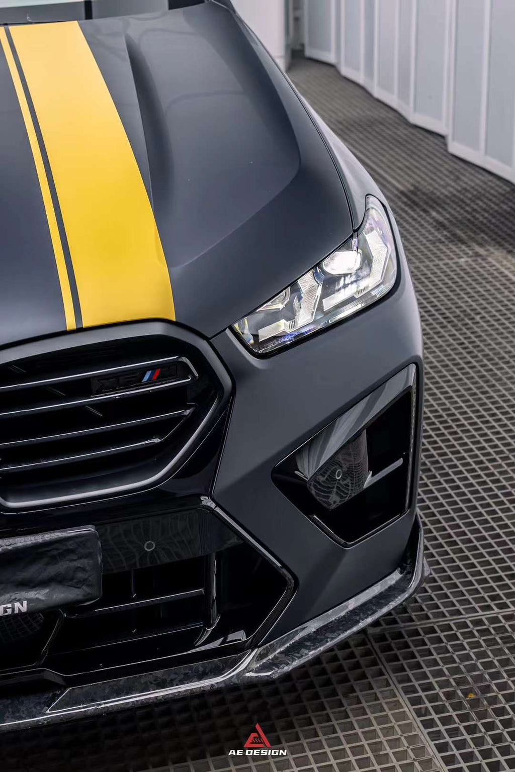 AE DESIGN - BMW X5M F95 LCI / X6M F96 LCI DRY CARBON FIBRE FRONT LIP