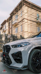 AE DESIGN - BMW X5M F95 LCI / X6M F96 LCI DRY CARBON FIBRE FRONT LIP